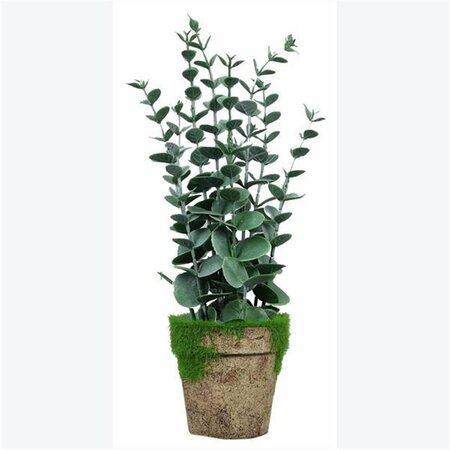 PATIO TRASERO Artificial Eucalyptus in Planter PA3278794